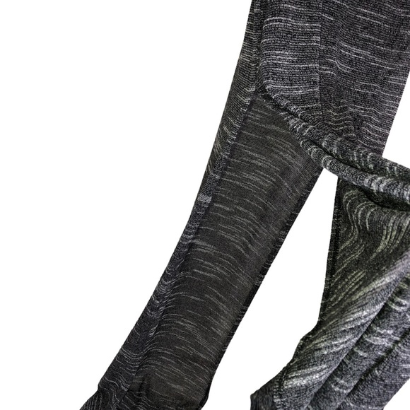 Preowned sporty gray long slit, maxi dress/top - Picture 3 of 11